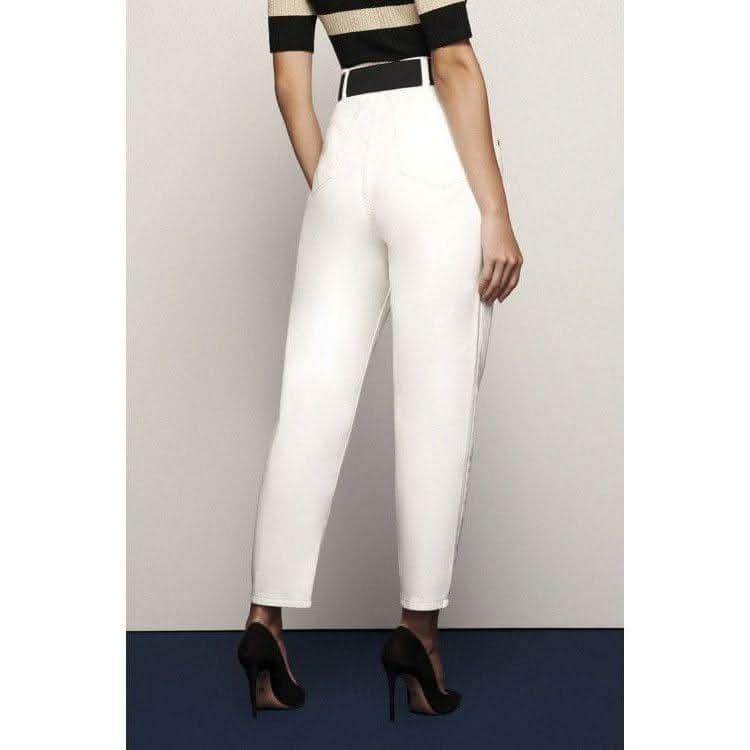 Calça Soltinha de Sarja C/ Cós