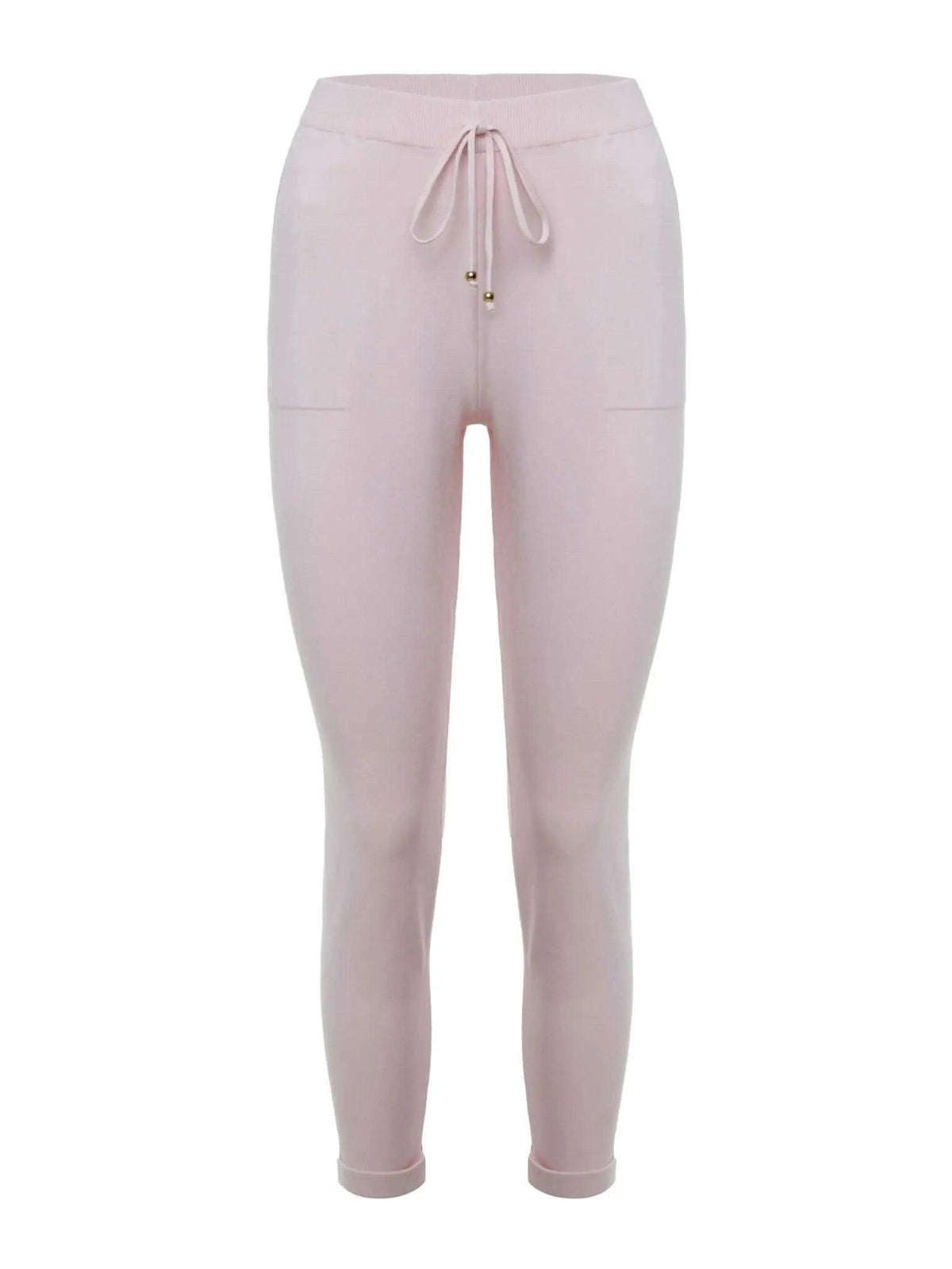 Calça em Tricô com Barra Italiana Algodão Doce