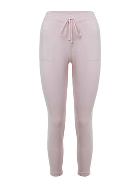 Calça em Tricô com Barra Italiana Algodão Doce